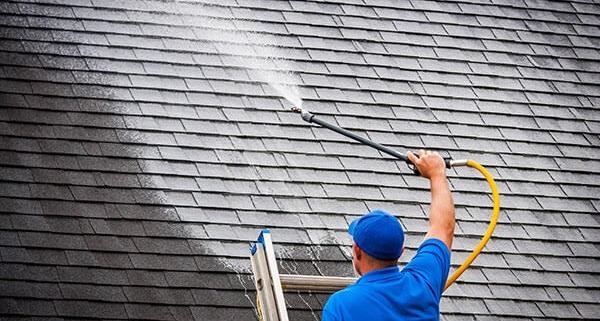 Low Pressure Roof Cleaning