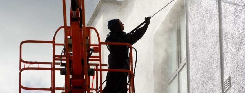 Exterior Commercial Building Cleaning IL